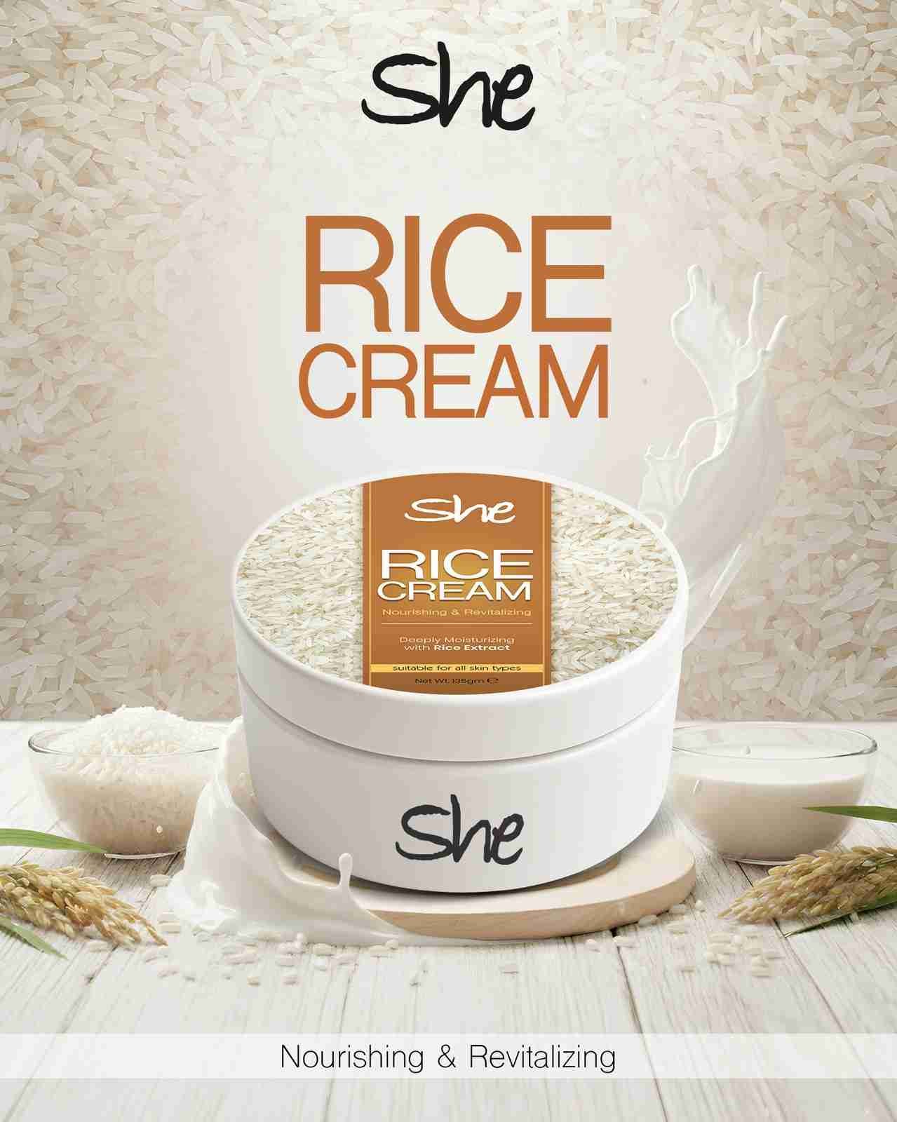 She moisturizing Cream Rice