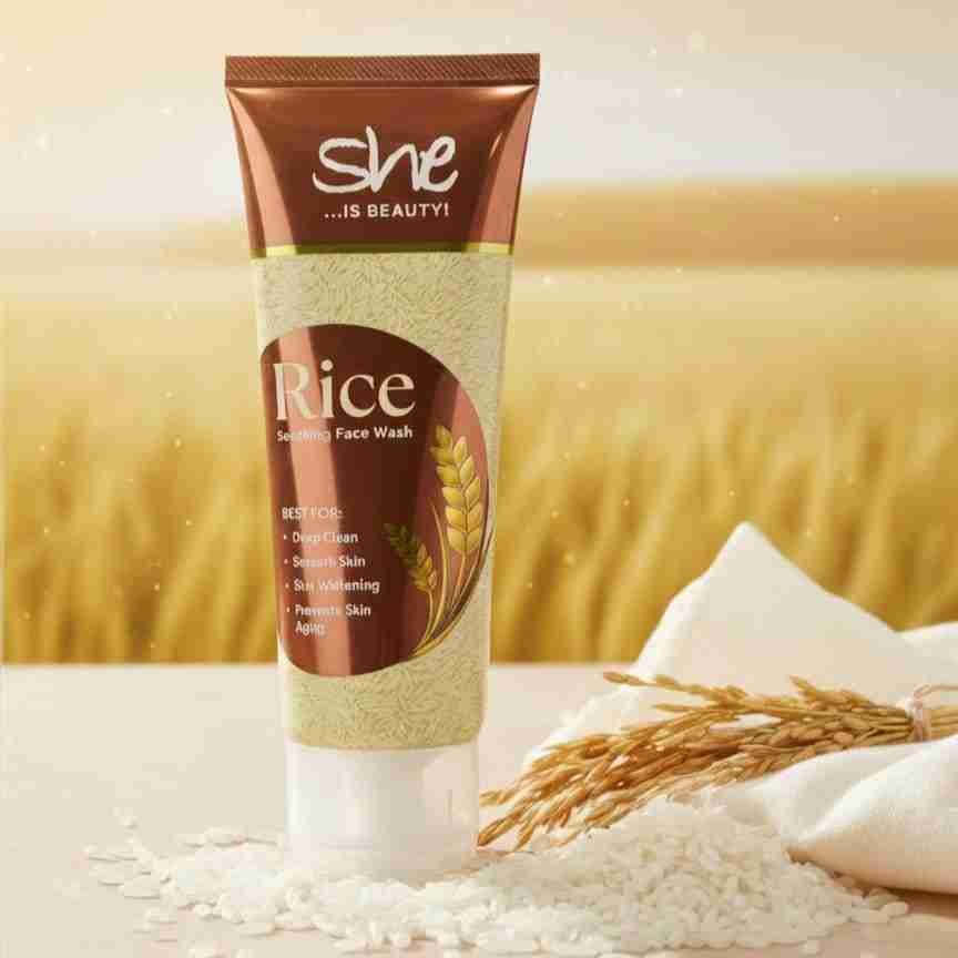 Rice Soothing Face Wash - Skincare - Facewash