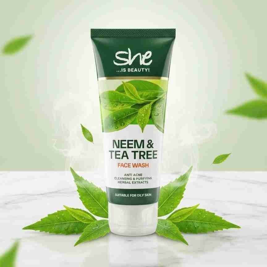 Neem & Tea Tree Face Wash - Skincare - Facewash