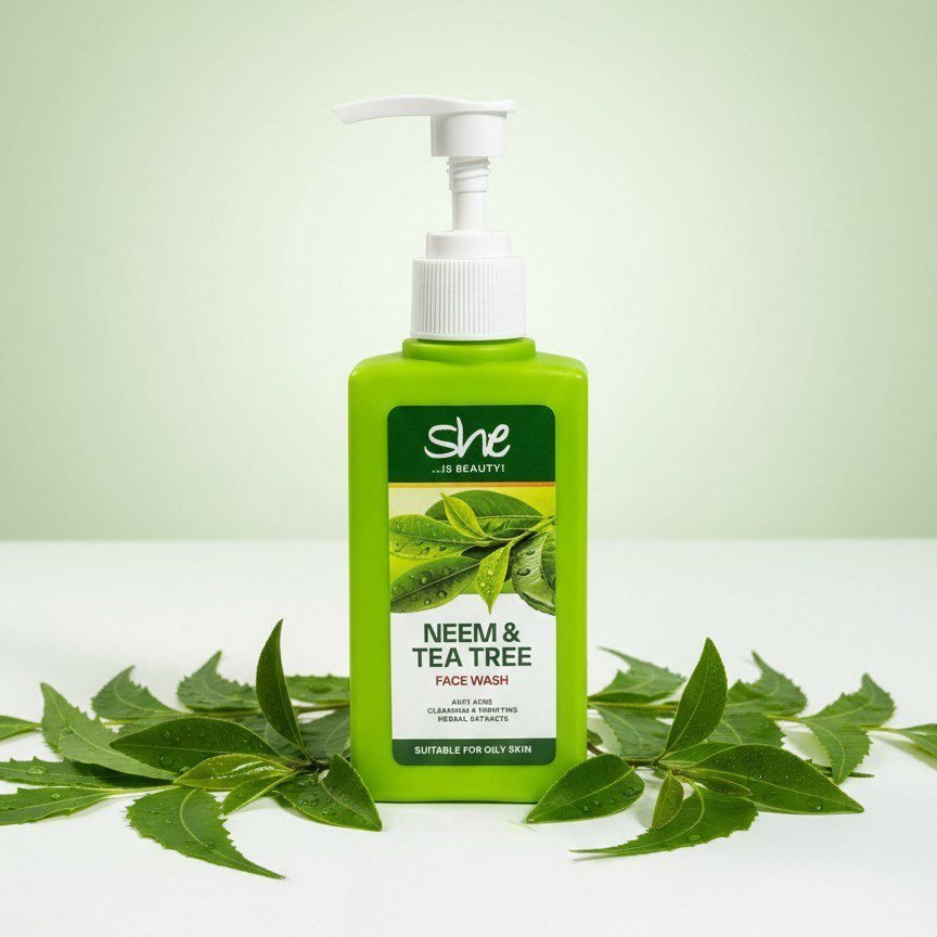 Neem and Tea Tree Pump Face Wash 150ml